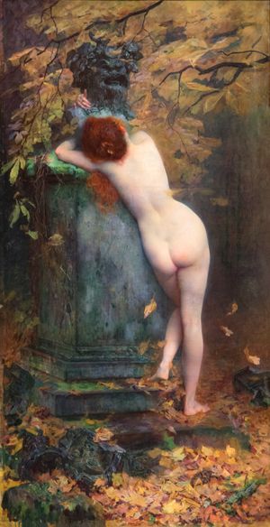 가브리엘 구에이의 1898년작, La dernière dryade (마지막 드리아데).