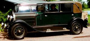 1929 허드슨 모델 R 4-도어 란도 세단