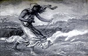 1896년 삽화, 쿠마에 무녀