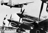 제14공군의 P-40 및 B-24