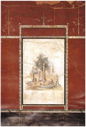 아그리파 포스투무스 별장의 세 번째 폼페이 양식 프레스코화