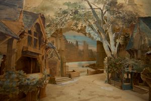 샤를 앙투안 캄봉(Charles-Antoine Cambon)의 3막 무대 모형 (파리 1875)