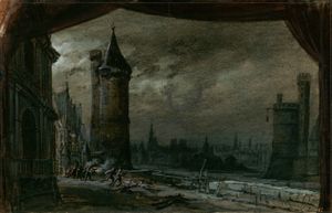 필리프 샤페론의 제5막 2장 무대 디자인