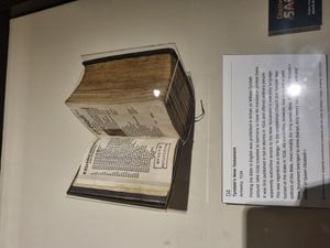 런던 대영 도서관에 있는 틴들 신약성서