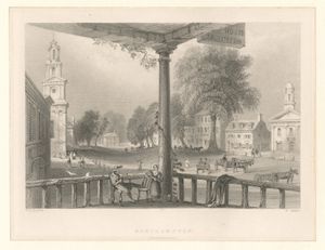 뉴욕 공립 도서관에 소장된 노샘프턴 (매사추세츠) 그림