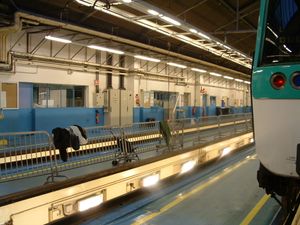 쇼아지 차량기지 모습