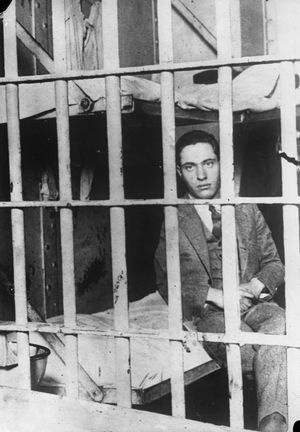 레오폴드가 1931년 스테이트빌 교도소에 수감된 모습