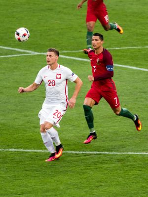 2016년 UEFA 유로에서 폴란드를 위해 뛰는 피슈체크