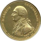 콘월리스가 아미앵 조약 협상에 참여한 것을 기념하는 동전, 1802년