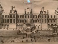 필리베르 드 로름이 제작한 백마정원(Courtyard of Cheval Blanc)의 오리지널 말굽형 계단 (1559)