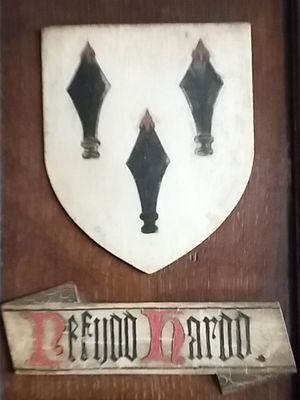 네피드 하르드(Nefydd Hardd)의 문장, 치르크 성(Chirk Castle)