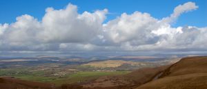 브레컨 비컨스를 넘어 북쪽을 바라보는 모습