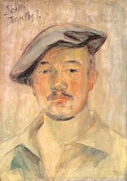 자화상(베레모) (1897년) 구메 미술관 소장