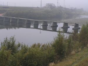 와카이 침강교(와카이 대교 하류)