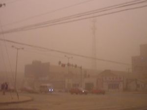 2001년 바이청의 황사