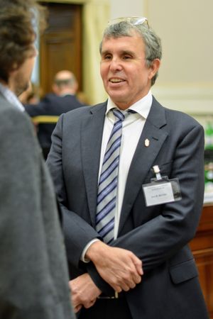 2018년 11월 14일, 교황청 과학 아카데미에서의 에릭 베치그