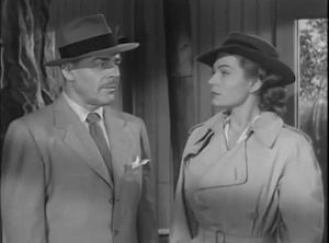 크리스틴 밀러와 브라이언 돈레비 in Dangerous Assignment