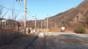 하이원추추파크 옆 구 영동선 (강릉 방향)