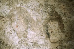 정순 황후의 무덤 석관에서 나온 벽화