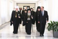 예루살렘 총대주교 테오필로스 3세, 폴란드 공화국 상원 (2010)