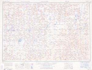 장베이}})이 포함된 지도 (AMS, 1958)