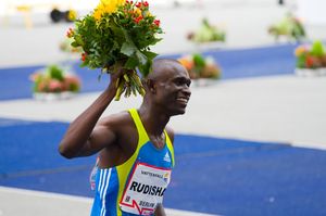 2010년 ISTAF 베를린(ISTAF Berlin)에서 세계 신기록을 세운 루디샤
