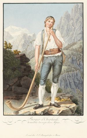 가브리엘 로리 (아버지)의 "오버하슬리 양치기" (1825)