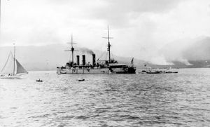 밴쿠버에 정박한 이즈모, 1925년