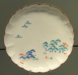 아리타야키의 마쓰시마 디자인(1680년~1700년경)