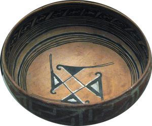 선조 호피 그릇, 1300년대, 호몰로비, 애리조나 주