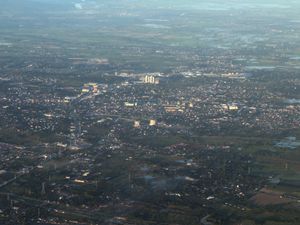 2023년 팜팡가주 산페르난도의 항공 사진