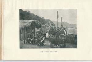 썬문호에서 타이완 원주민들, 1926년 대만 총독부 팜플렛 사진