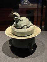 청자 구룡형뚜껑 향로