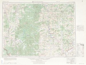 후룬베이얼 지역 일부를 포함한 지도 (AMS, 1955)