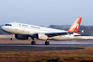 구형 도색의 인디안 항공 에어버스 A320-200