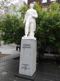 몬트리올 노먼 베쑨 광장에 위치한 베쑨 동상.