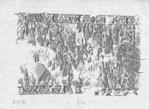 일부 학자들은 오세베르그 태피스트리 조각에서 나무 가지에 매달린 희생된 남자들을 보았다고 주장한다.