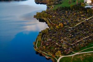 벨레네 호수의 해안선