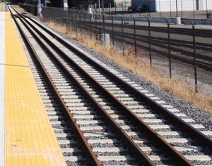 소노마 카운티 공항역의 갓트랙