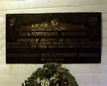 라보에 해군 기념비에 있는 비스마르크 전사자 추모비