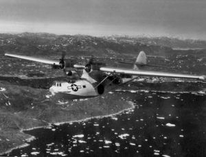 1945년 그린란드 나르사르수악 상공의 레이더 장착 VP-6(CG) 소속 PBY-5A