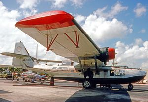 Steward-Davis Inc.가 자사의 슈퍼 캣 표준으로 개조한 OA-10A. Geoterrex Inc.의 측량 작업을 위해 추가적으로 장착되었다