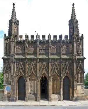 웨스트 요크셔주 웨이크필드에 있는 14세기 성 마리아 채플. 챈트리는 연옥에서의 시간을 줄이기 위해 사제들이 위령 미사를 드리도록 지불하는 기부금이었다.