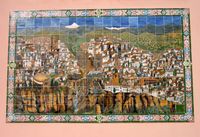 론다 시가지를 그린 아줄레조