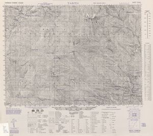 타이루거 지역 지도 (1944년)