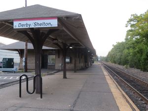 더비–셸턴역 (Derby–Shelton station), 2018년 9월
