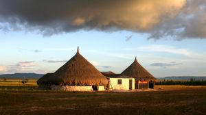 그란사바나의 전형적인 오두막