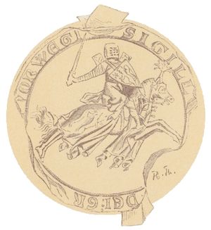 호콘 마그누손 공작의 인장