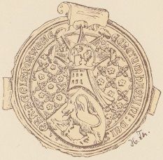 호콘 6세의 인장 (1358-1369)