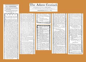 1804년 7월 25일자 The Adams Centinel 기사는 해밀턴의 죽음에 대한 극심한 애도를 표했다.